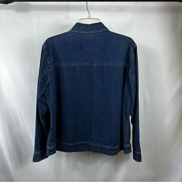 CATHY DANIELS DENIM ZIP JACKET - Picture 5 of 6